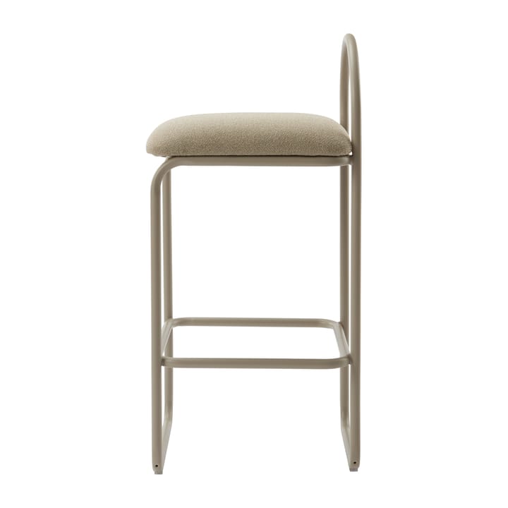 Angui bar stool bouclé, Taupe AYTM