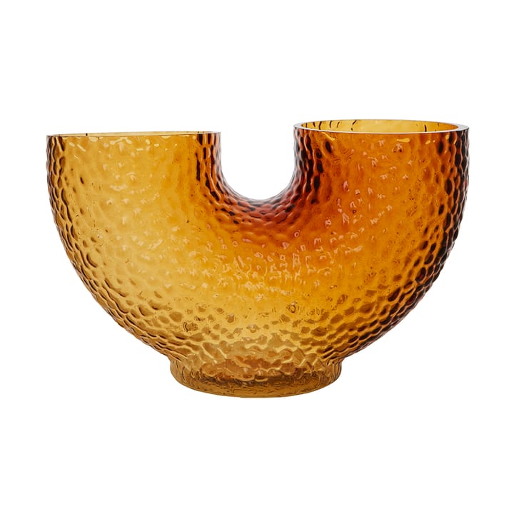 Arura vase low, Amber AYTM