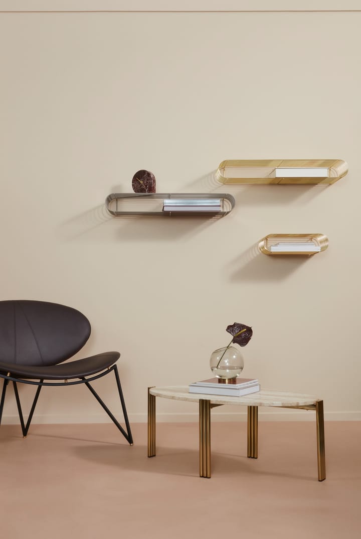 Curva shelf 80.4 cm, Gold AYTM