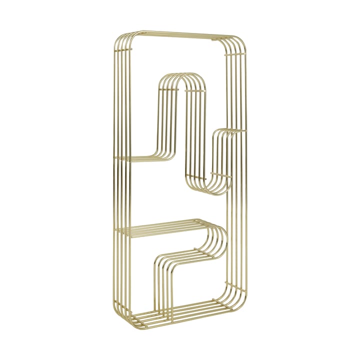 Curva wall shelf rectangular - Gold - AYTM