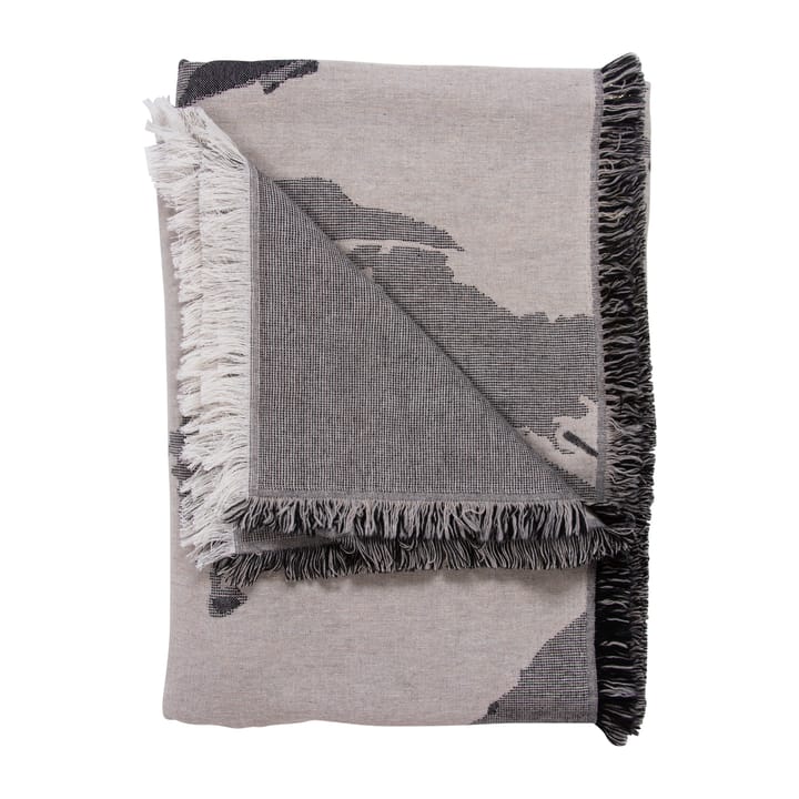 Floreo throw 130x170 cm, White-grey AYTM