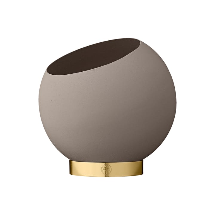 Globe flowerpot Ø17 cm, Taupe AYTM