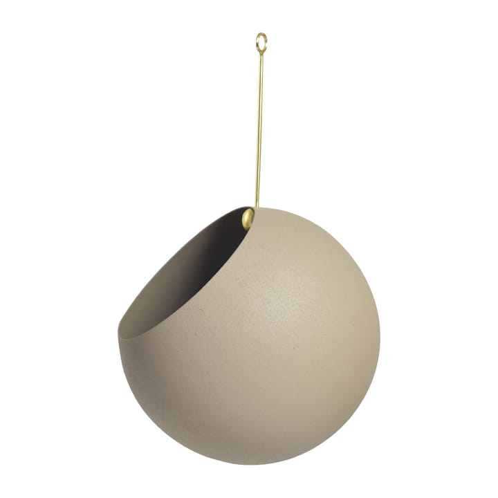 GLOBE hanging pot Ø17 cm h28 cm - Taupe - AYTM