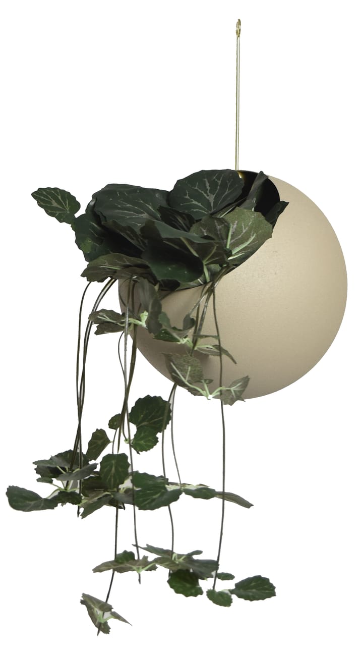 GLOBE hanging pot Ø17 cm h28 cm, Taupe AYTM