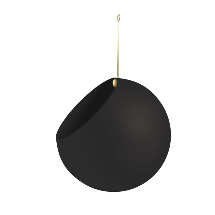 GLOBE hanging pot Ø21 cm h32 cm, Black AYTM