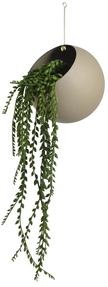 GLOBE hanging pot Ø21 cm h32 cm - Taupe - AYTM