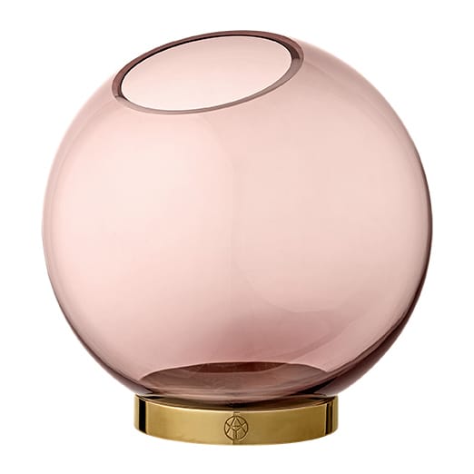 Globe vase medium, rose-gold AYTM