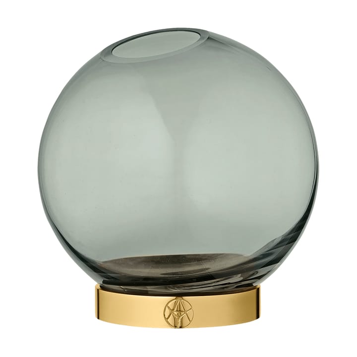 Globe vase small, green-brass AYTM