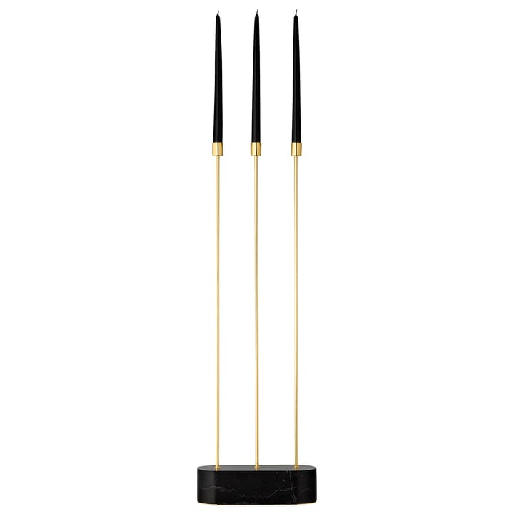 Grasil floor candle sticks, black-gold AYTM