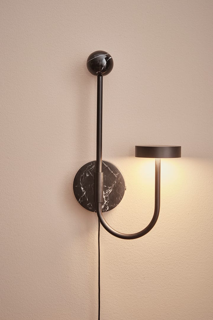 GRASIL wall lamp 30x54 cm, Black/black AYTM