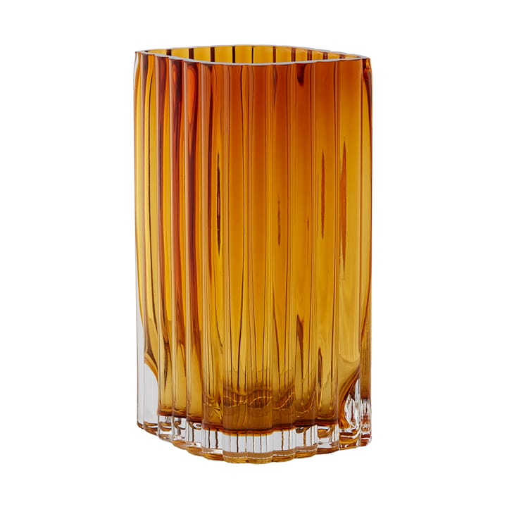 Leaf vase 20 cm, Amber AYTM