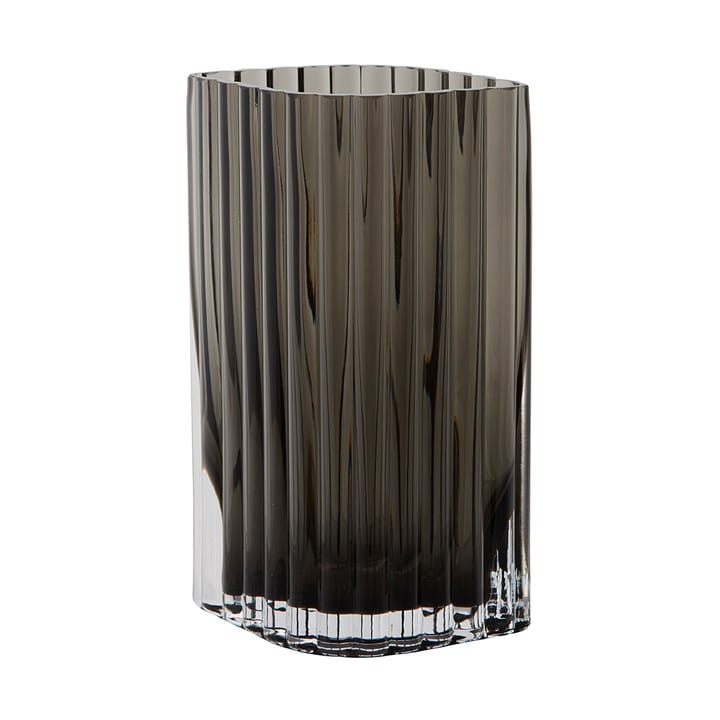 Leaf vase 20 cm, Black AYTM