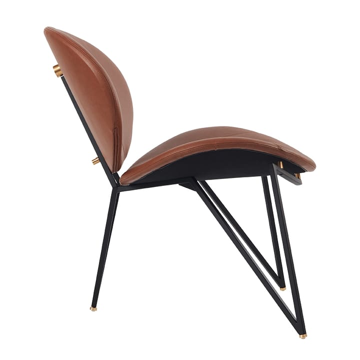 Semper lounge chair, Black-cognac AYTM