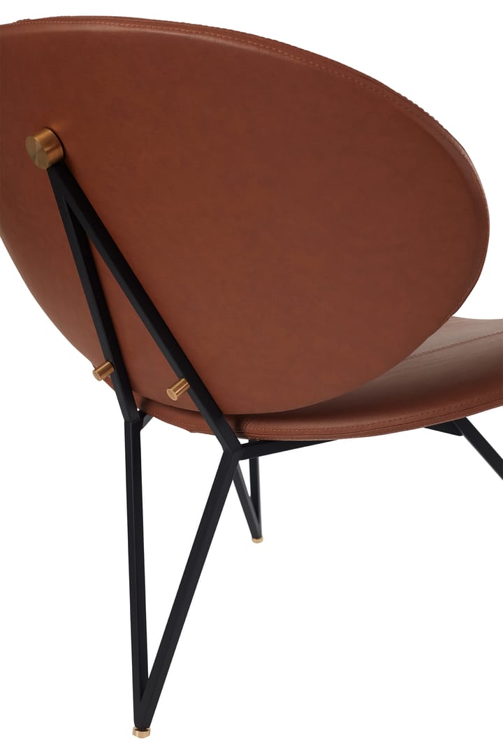 Semper lounge chair, Black-cognac AYTM