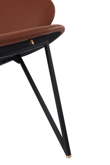 Semper lounge chair - Black-cognac - AYTM