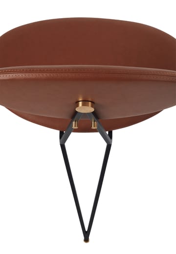 Semper stool - Black-cognac - AYTM