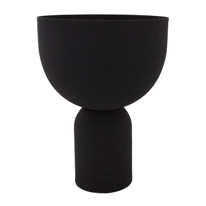 Torus flower pot Ø17 cm, Black-black AYTM