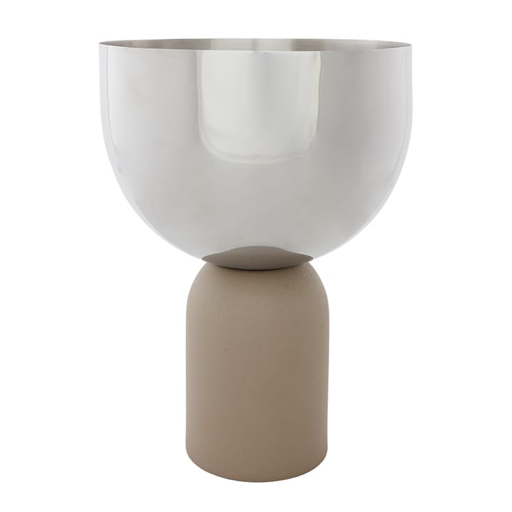 Torus flower pot Ø17 cm, Silver-taupe AYTM