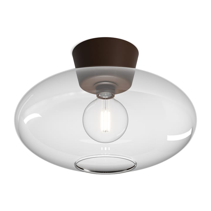 Bullo ceiling lamp XL clear glass Ø38 cm - Oxide - Belid