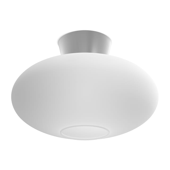 Bullo ceiling lamp XL opal glass Ø38 cm, Aluminium Belid