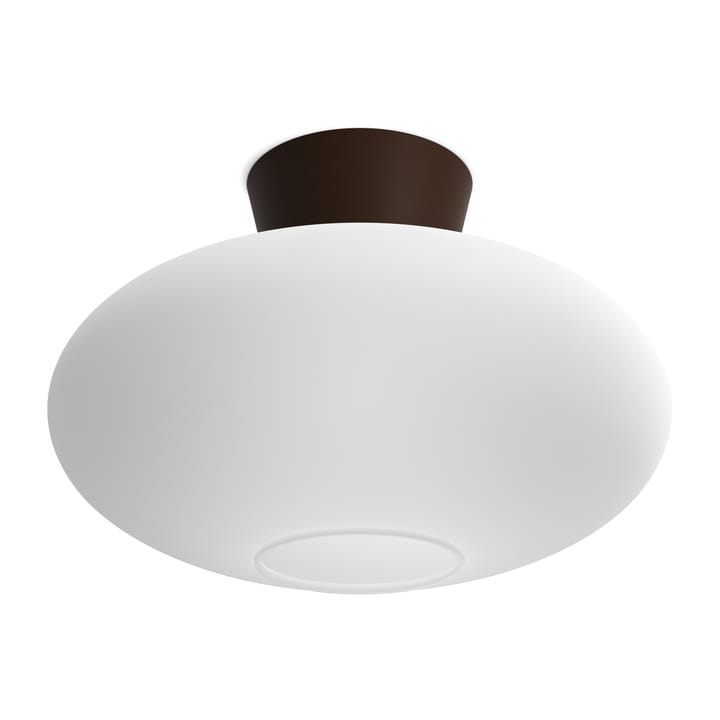 Bullo ceiling lamp XL opal glass Ø38 cm, Oxidee Belid