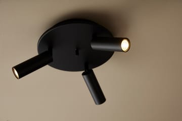 Cato Slim round spotlight rail 3 - Matt black-LED - Belid