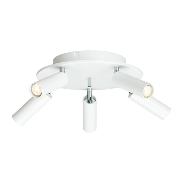 Cato Slim round spotlight rail 5 - Matt white-LED - Belid