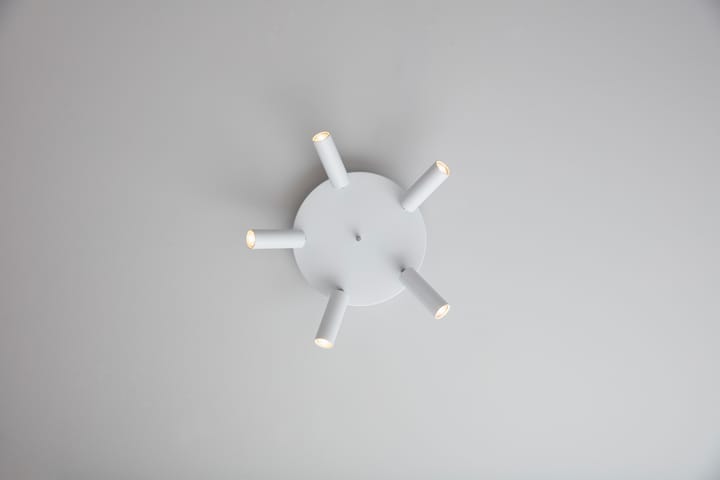 Cato Slim round spotlight rail 5, Matt white-LED Belid