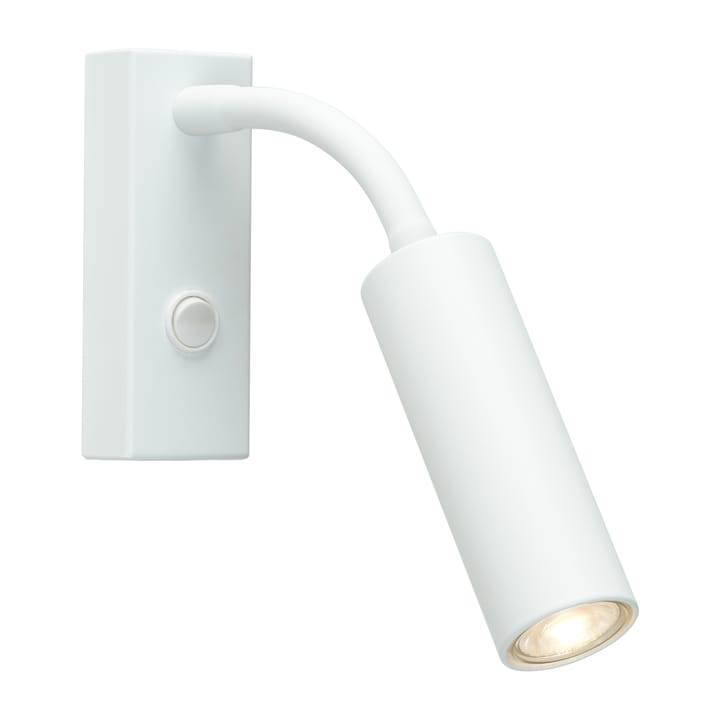 Cato Slim wall lamp flexarm, Matt white Belid