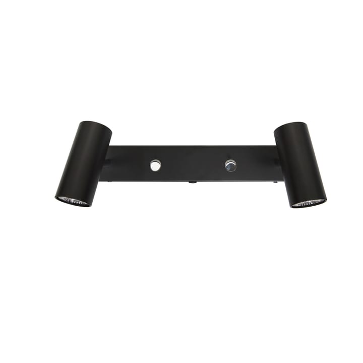 Cato wall lamp double - matte black - Belid