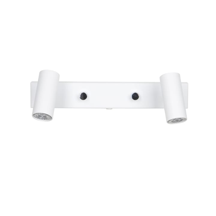 Cato wall lamp double, matte white Belid