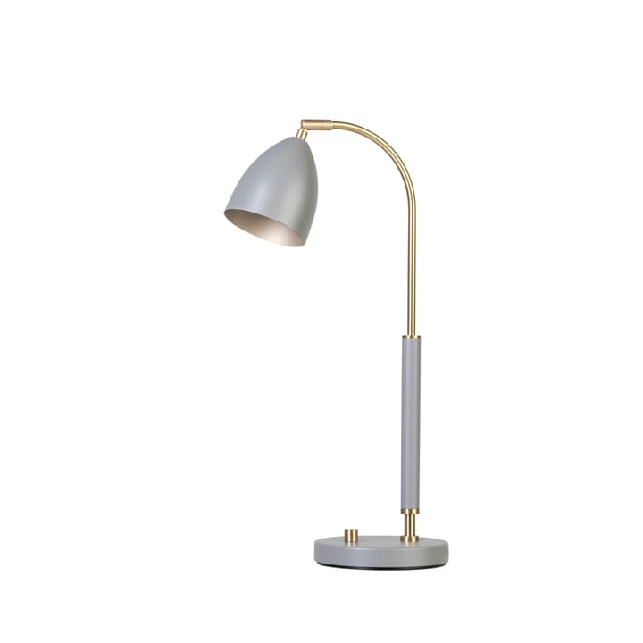 Deluxe table lamp, warm grey, brass Belid