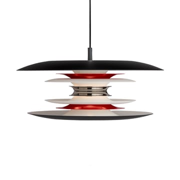 Diablo ceiling lamp Ø40 cm - Matte black-smooth red - Belid