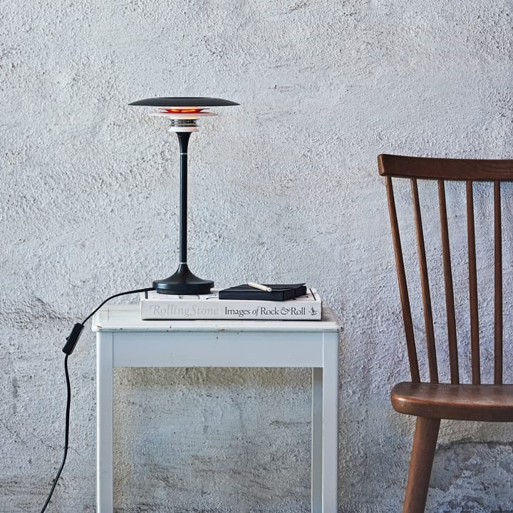 Diablo table lamp Ø20 cm, Matte black-smooth red Belid