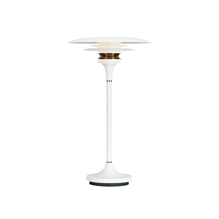 Diablo table lamp Ø20 cm - White-brass - Belid