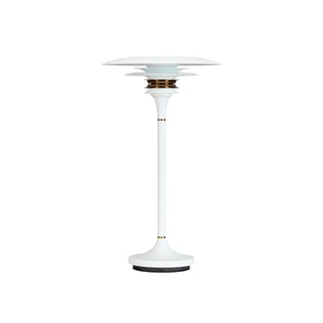 Diablo table lamp Ø20 cm - White-brass - Belid