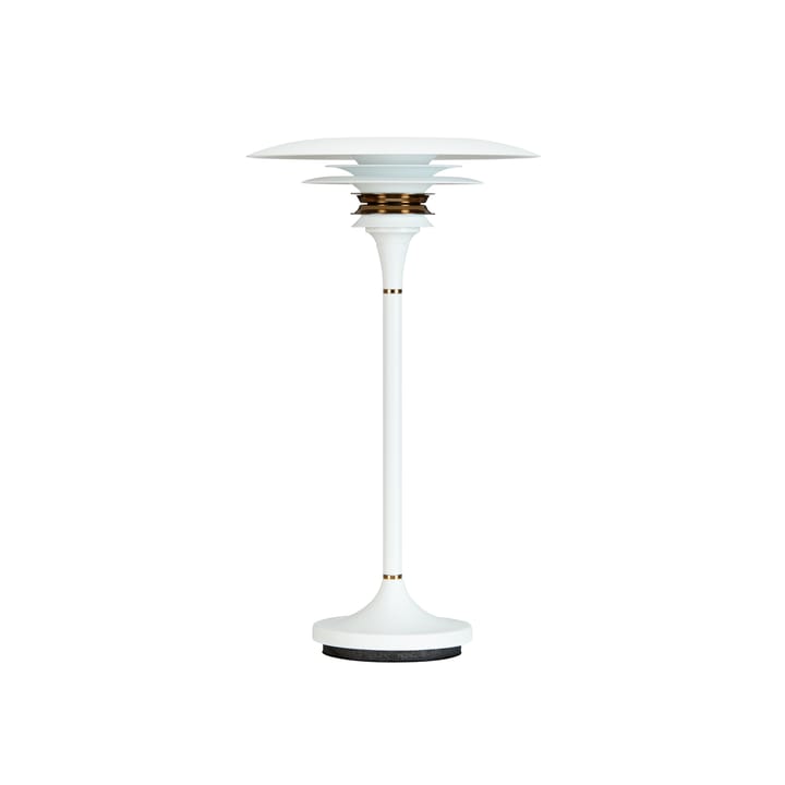 Diablo table lamp Ø20 cm, White-brass Belid