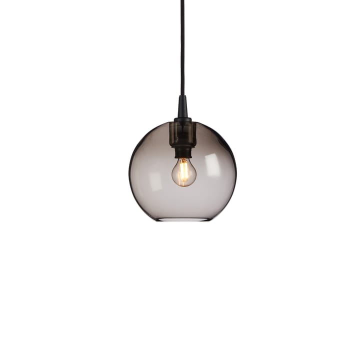 Gloria pendant lamp Ø19 cm, Black-smoke coloured glass Belid