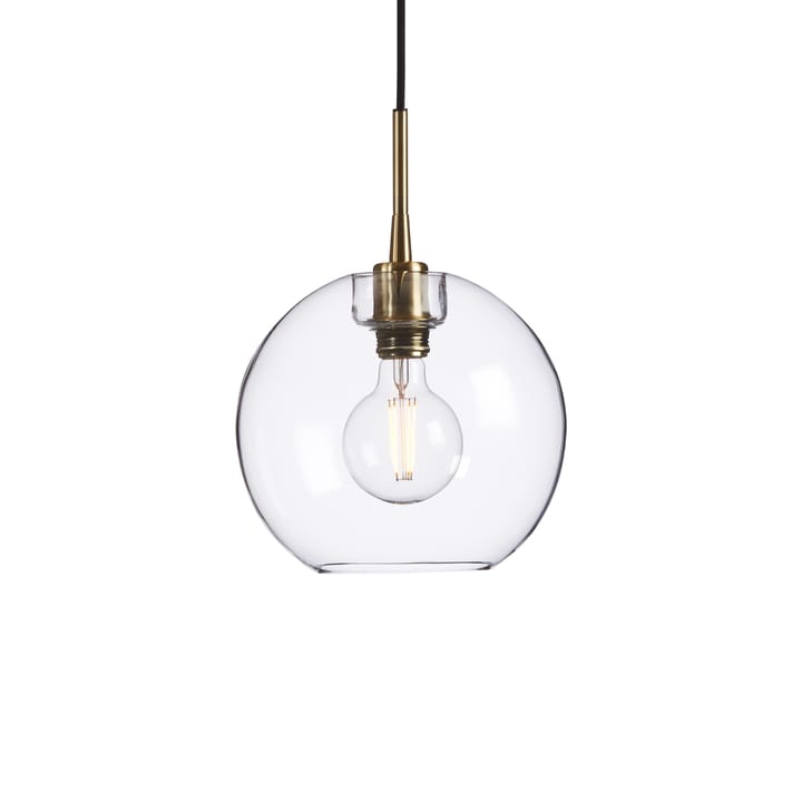 Gloria pendant lamp Ø26 cm - brass-clear glass - Belid