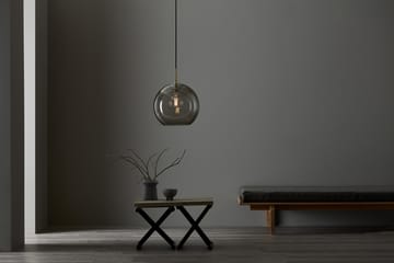 Gloria pendant lamp Ø32 cm - brass-smoke coloured glass - Belid