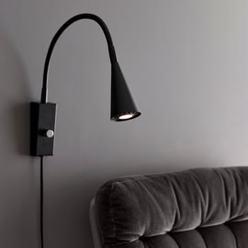 Ledro wall lamp - matte black - Belid