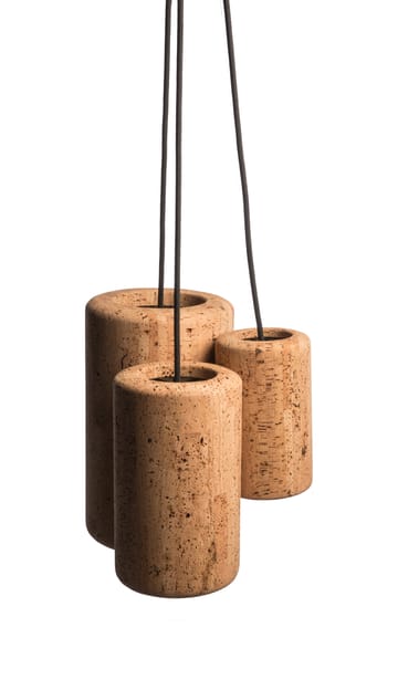 Porto pendant lamp L - Black-cork - Belid