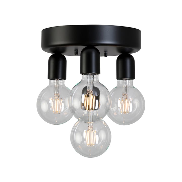 Regal 4 ceiling lamp - matte black - Belid