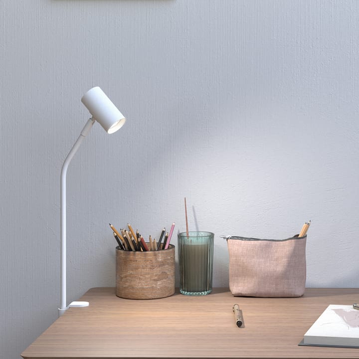 Tyson table lamp for tabletop Ø15.5 cm, White structure Belid