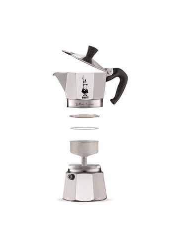 Moka coffee maker 3 cups - Silver - Bialetti