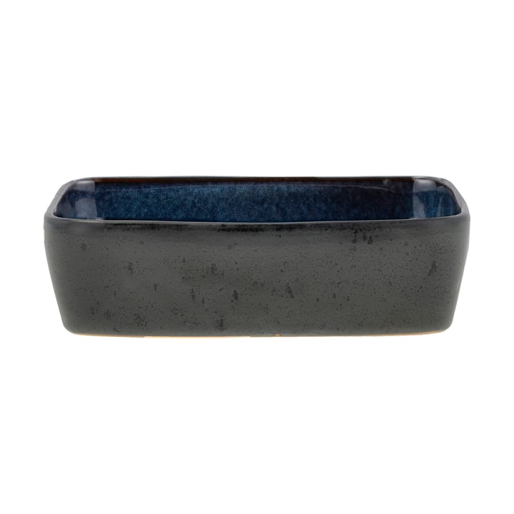 Bitz rectangular saucer 14x19 cm, Black-blue Bitz