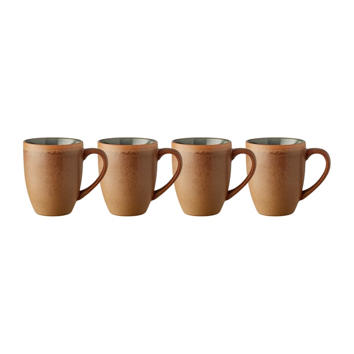 Bitz Wood mug 30 cl 4-pack, Wood-forest Bitz