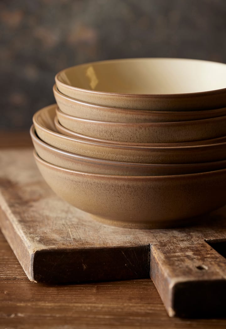 Bitz Wood pasta bowl Ø20 cm, Wood-sand Bitz