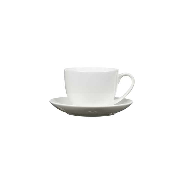 Cup with saucer 24 cl, White Bitz