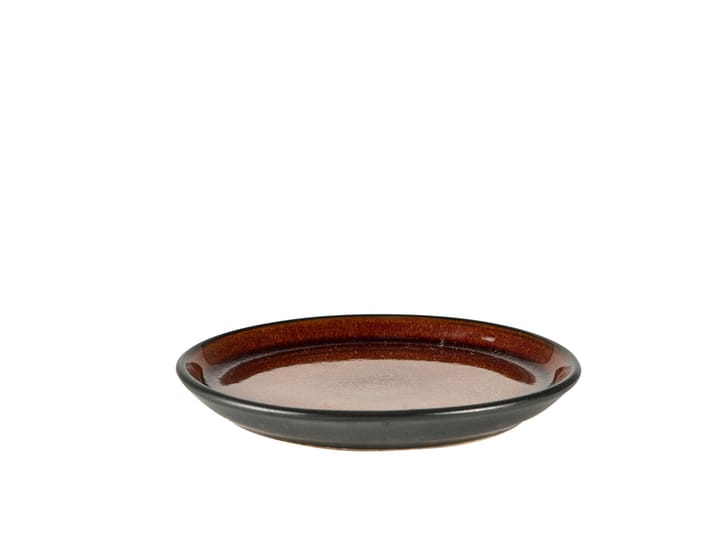 Gastro plate Ø17 cm - Black-amber - Bitz